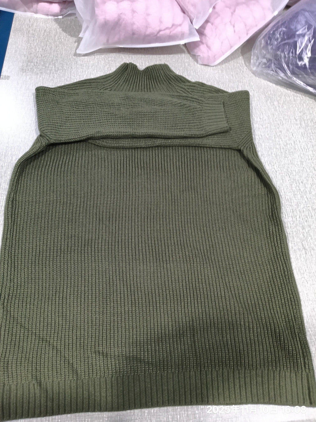 Solid Turtleneck Long Winter Warm Sweater Dress
