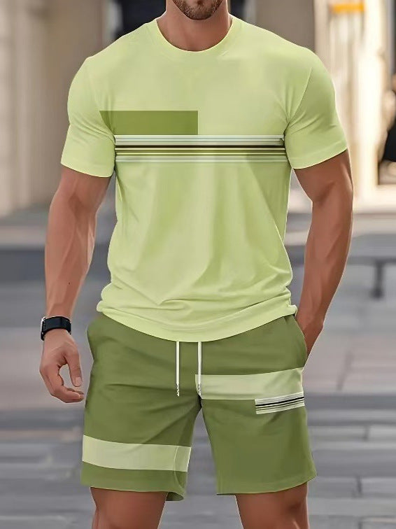 Men's Casual Sportswear Set With 3D Print