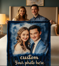 Custom Photo Blanket Personalized Fleece Throw | 350gFlannel | Same-Day Shipping | Perfect Gift for Family & Friends 50"X60”