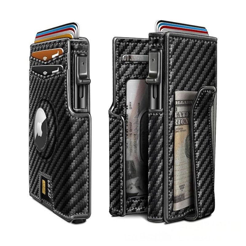 Men's Short Multi-card Magnetic Bank Card Holder