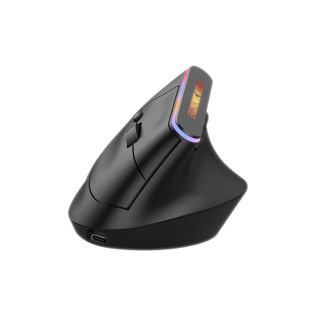 Cross-border Ergonomic Vertical Wireless Mouse, Silent Office 2.4G Bluetooth Dual-mode Computer Mouse