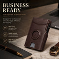 Men's Short Multi-card Magnetic Bank Card Holder