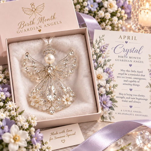 12-Month Birthstone Angel DIY Pendant
