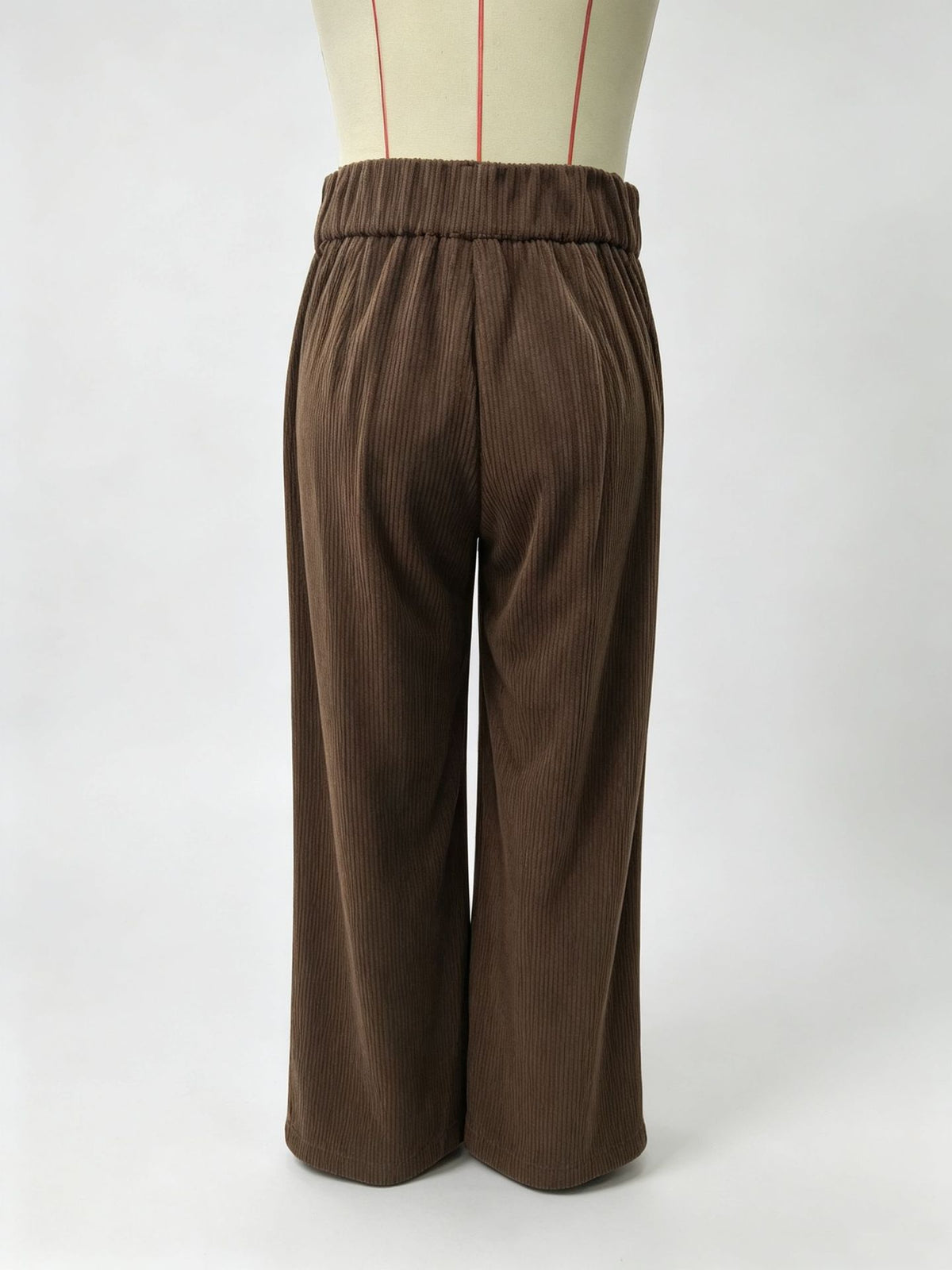 European And American Style, Autumn Collection, Solid-color Wide-leg Pants, High-waisted, With Faux Pockets, Flowing Straight-leg Design, Casual And Versatile, Suitable For Work And Everyday Wear, Wom