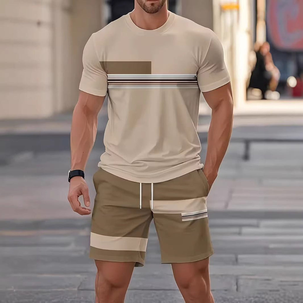 Men's Casual Sportswear Set With 3D Print