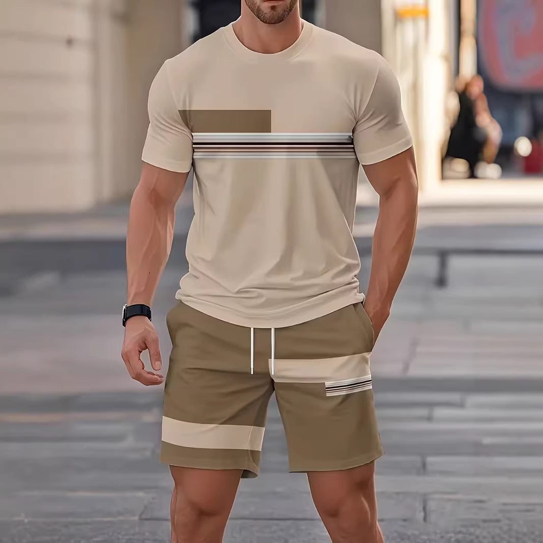 Men's Casual Sportswear Set With 3D Print