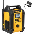 Mellif 18V Jobsite Radio Bluetooth Speaker Comaptible With D EWALT 20V MAX Battery ,AC-DC Powered