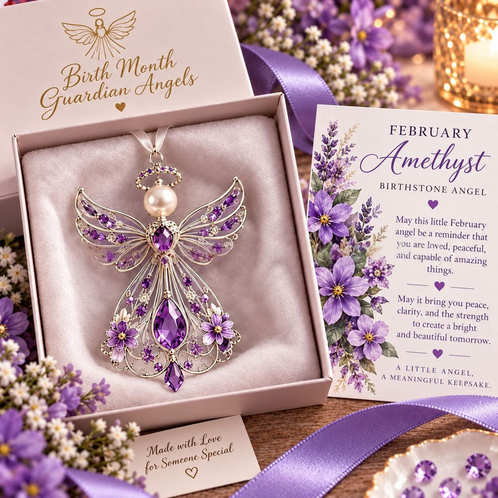 12-Month Birthstone Angel DIY Pendant