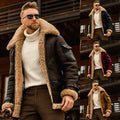 Men's Military Fleece Tactical Winter Fur Collar Jacket