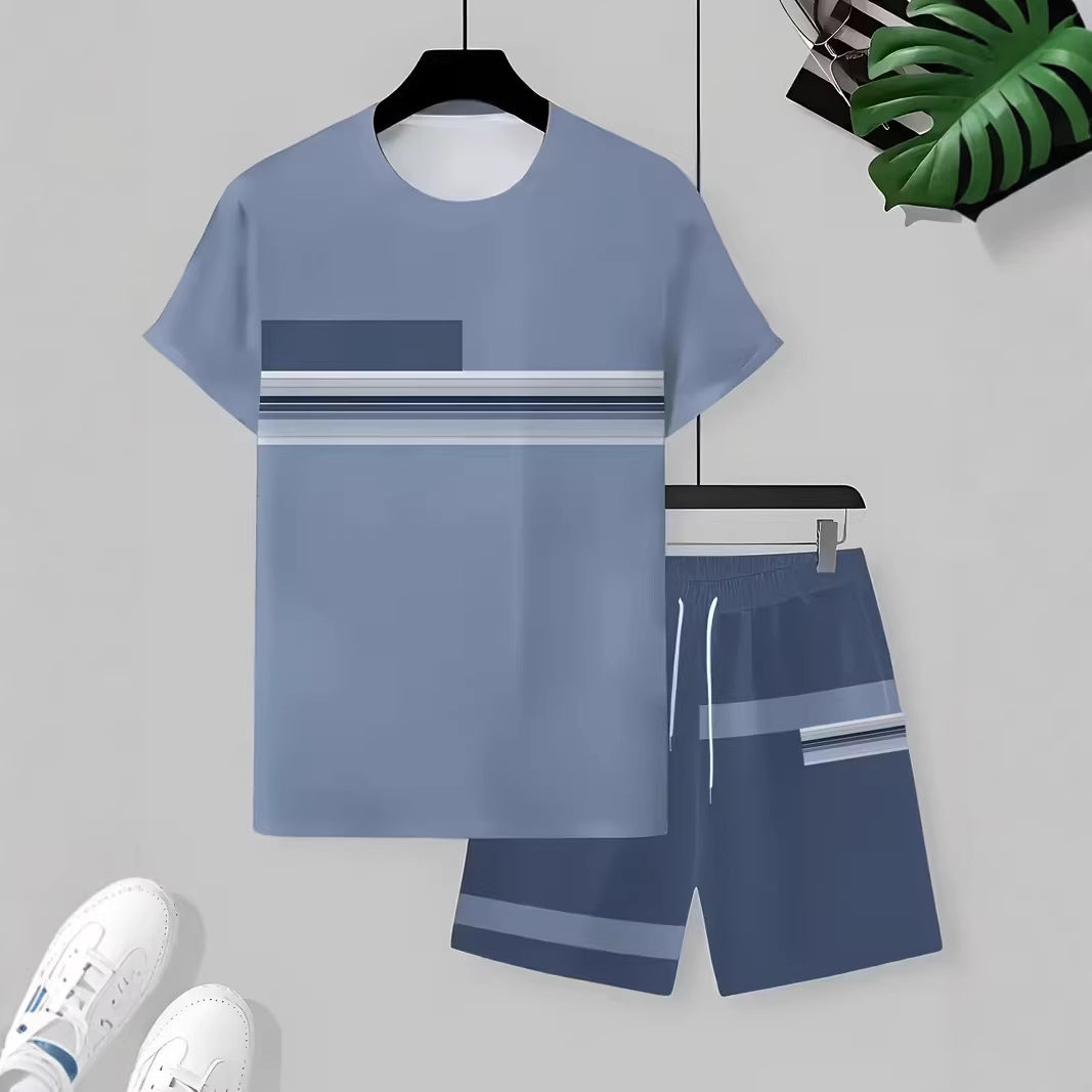 Men's Casual Sportswear Set With 3D Print