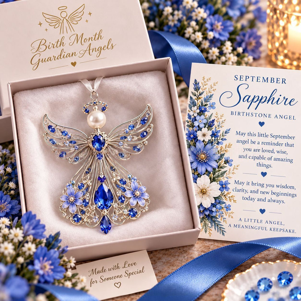 12-Month Birthstone Angel DIY Pendant