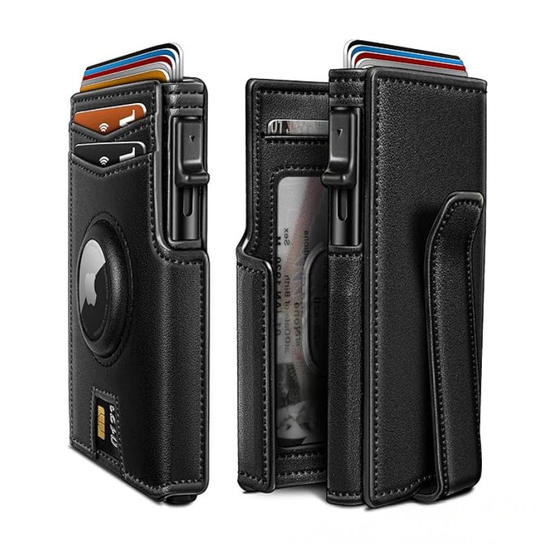 Men's Short Multi-card Magnetic Bank Card Holder