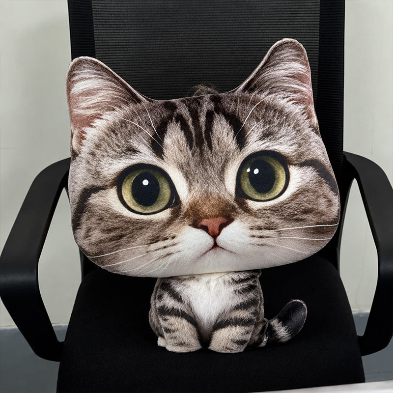 Plush Toy Calico Cat, Siamese Cat Pendant Doll